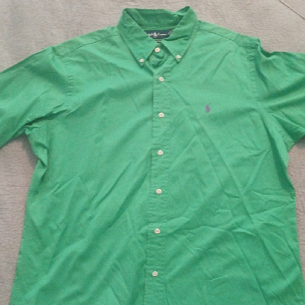 Polo by Ralph Lauren Green Casual Button Down Shirt